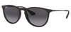 Ray-Ban RB4171 Erika Sunglasses - Rubberised Black / Grey Gradient