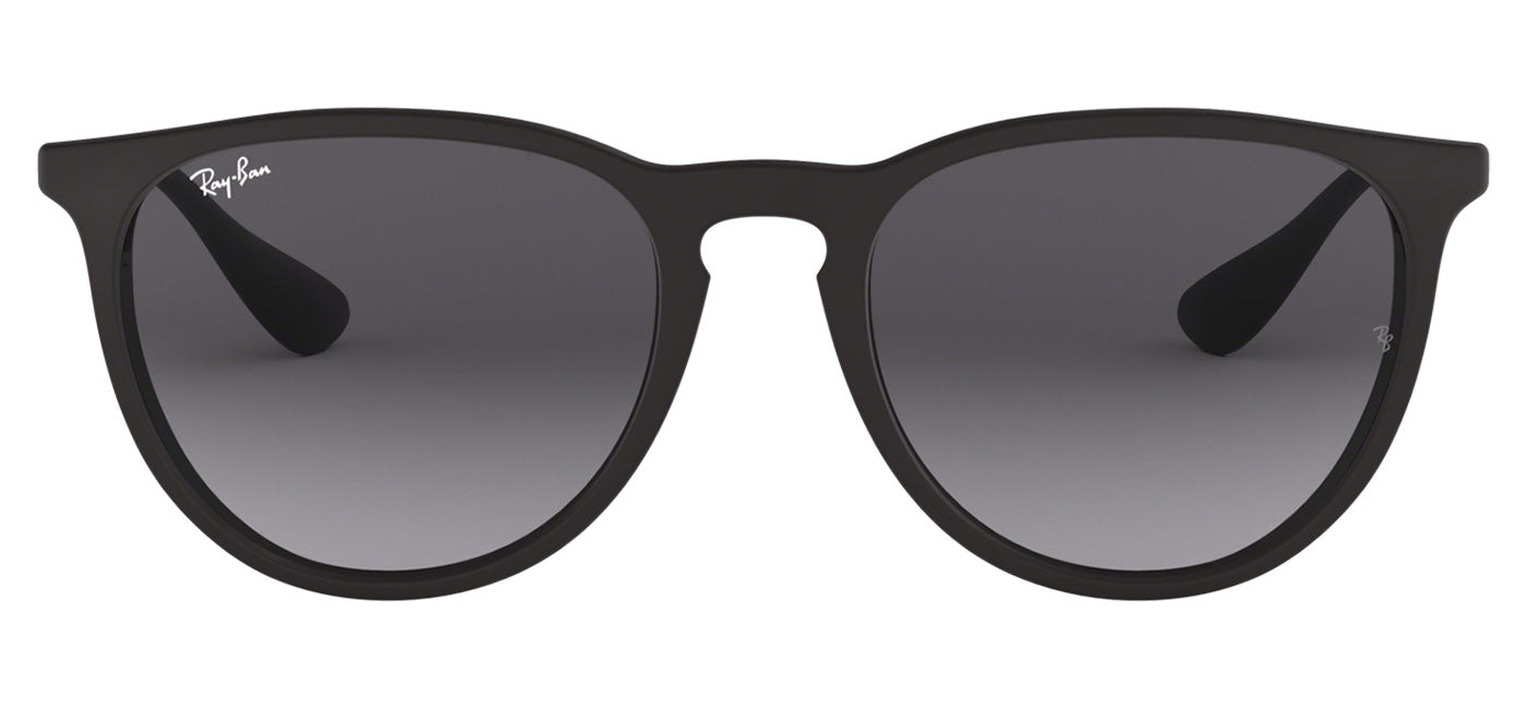 Ray-Ban RB4171 Erika Sunglasses - Rubberised Black / Grey Gradient