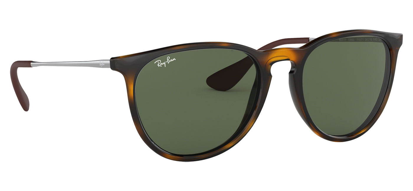 Ray-Ban RB4171 Erika Sunglasses - Light Havana / Green