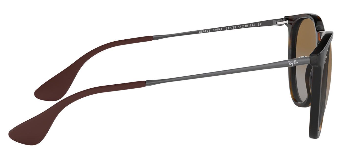 Ray-Ban RB4171 Erika Sunglasses - Tortoise / Brown Gradient Polarised
