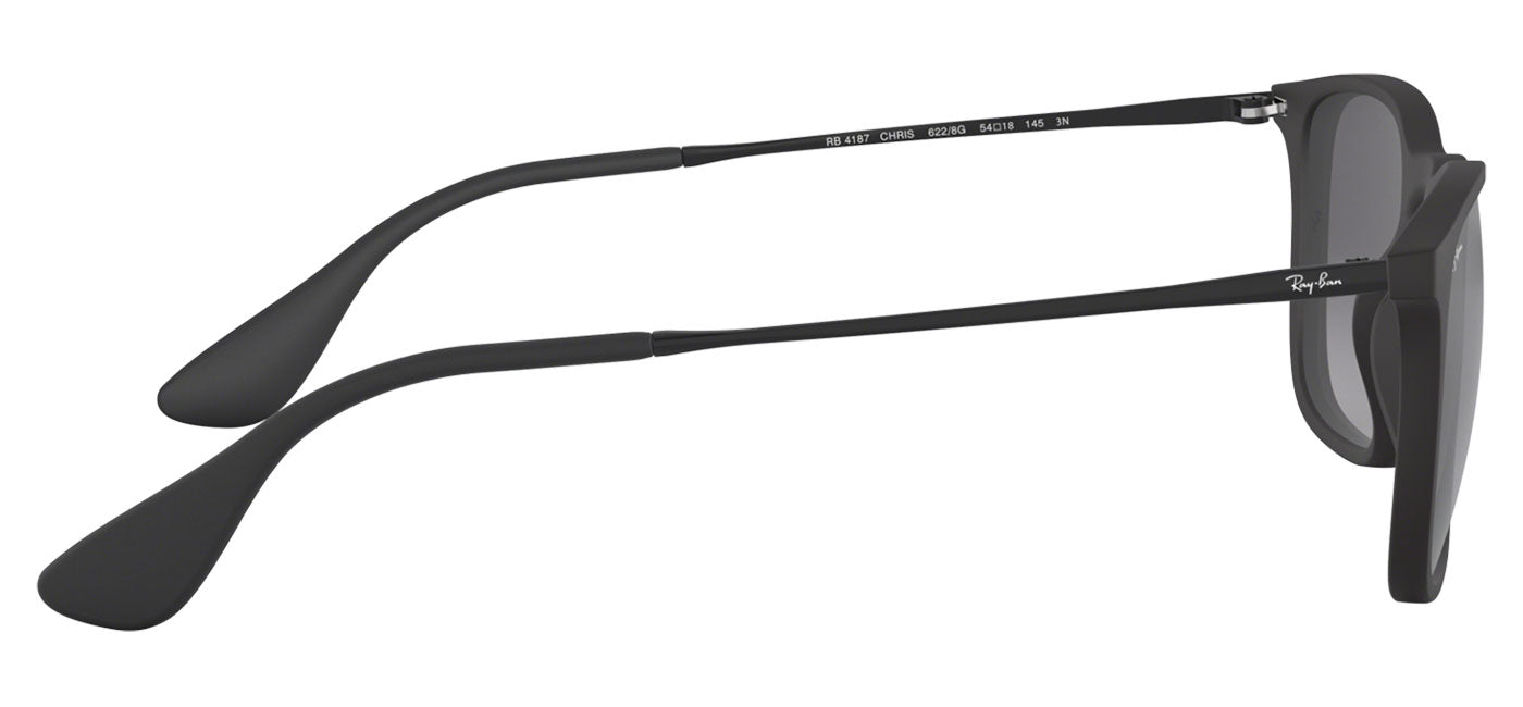 Ray-Ban RB4187 Chris Sunglasses - Black / Grey Gradient