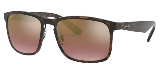 Ray-Ban RB4264 Sunglasses - Matte Havana / Purple Mirror Chromance Polarised
