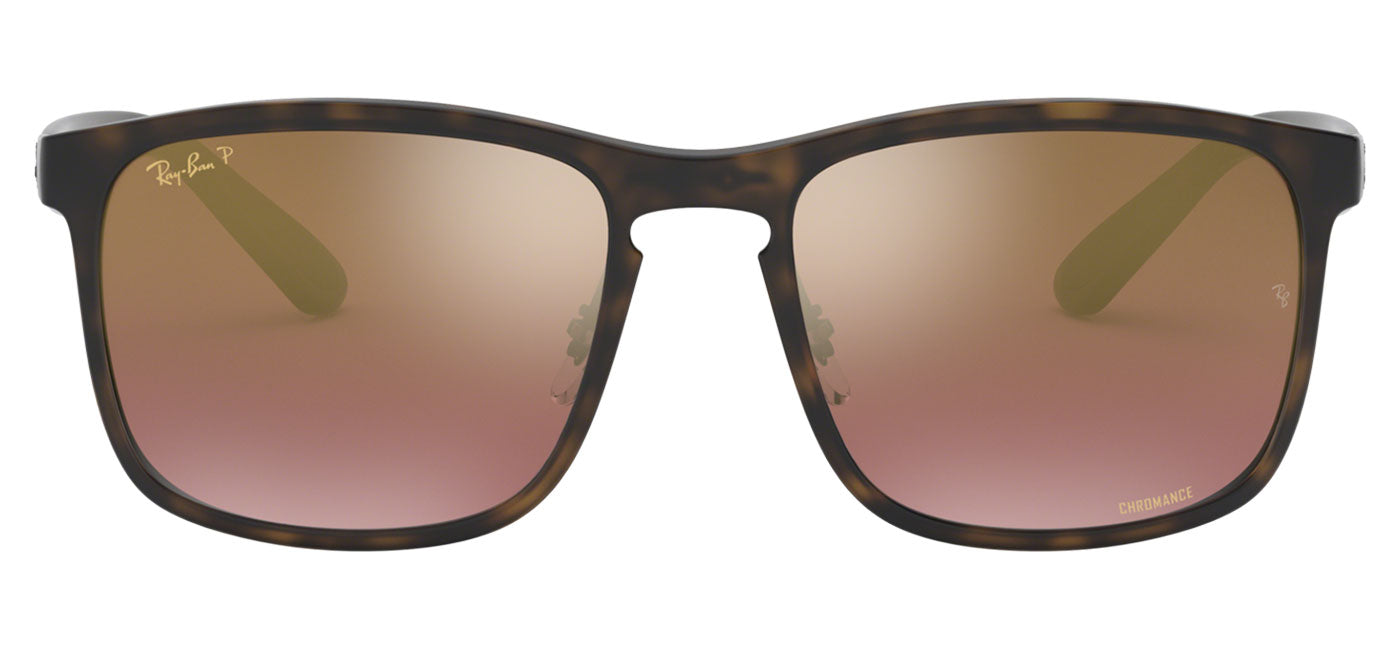 Ray-Ban RB4264 Sunglasses - Matte Havana / Purple Mirror Chromance Polarised