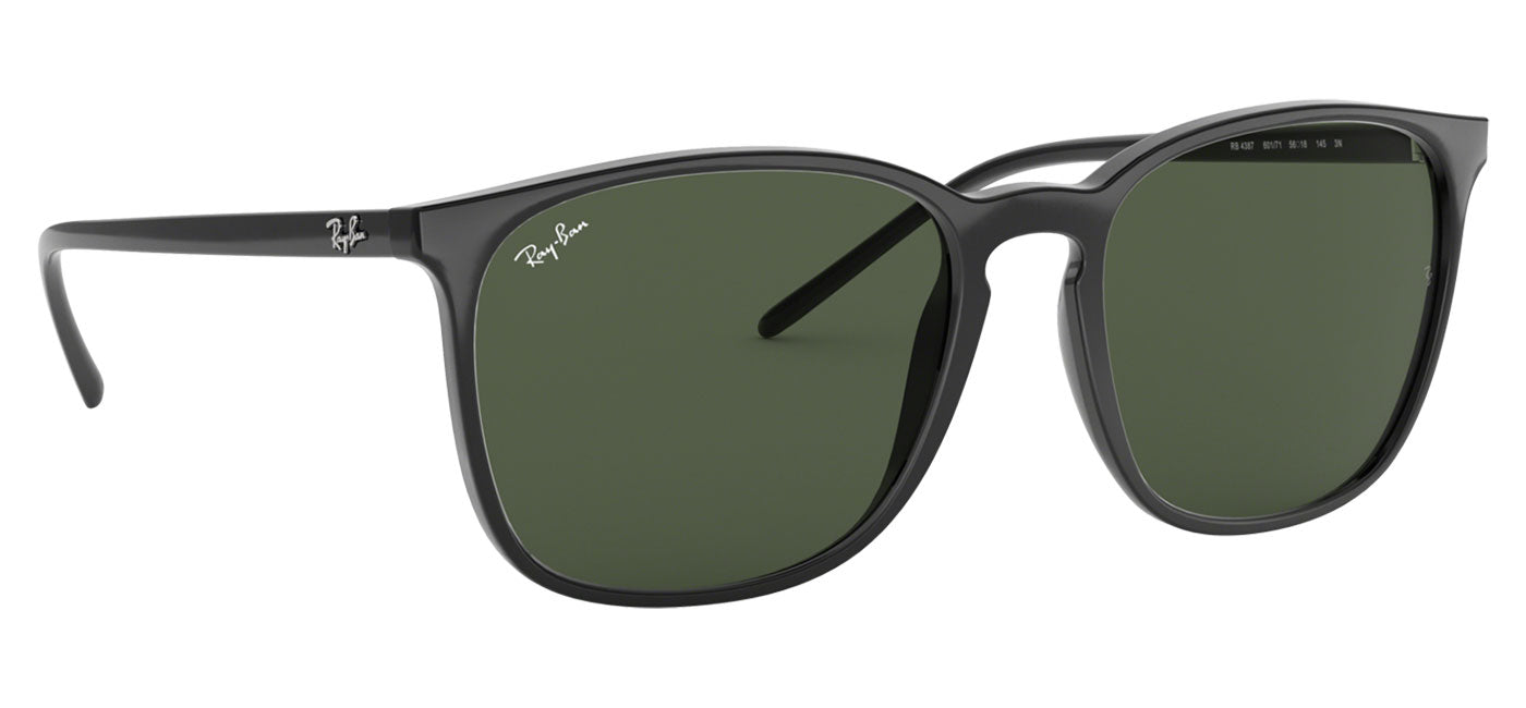 Ray-Ban RB4387 Sunglasses - Black / Green