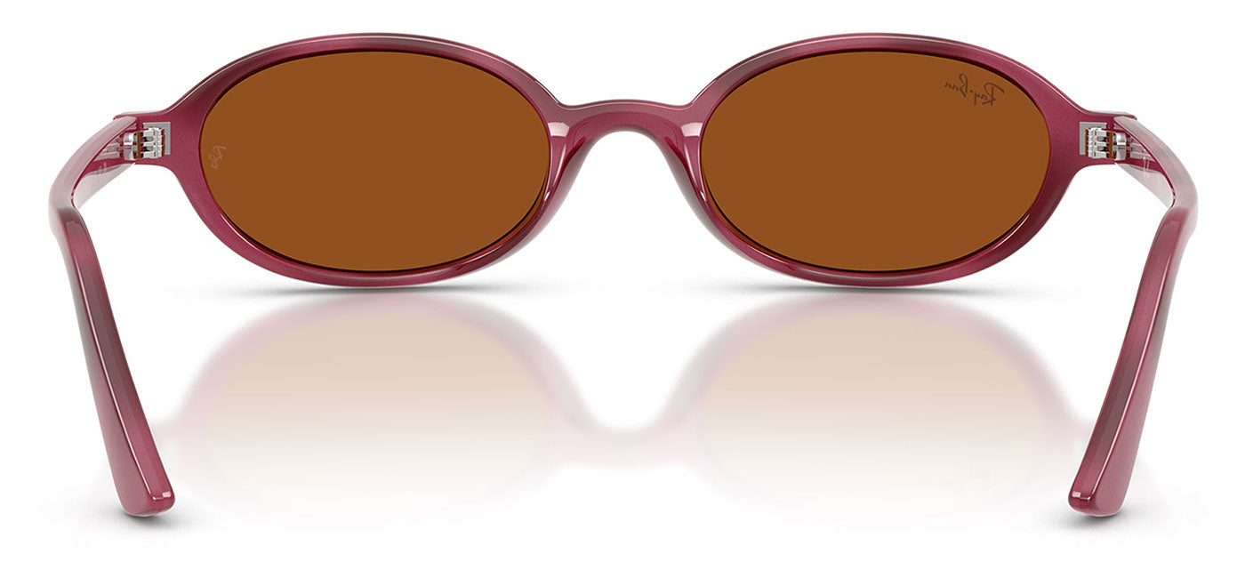Ray-Ban RB4472 Khal Sunglasses - Violet Havana / Dark Brown