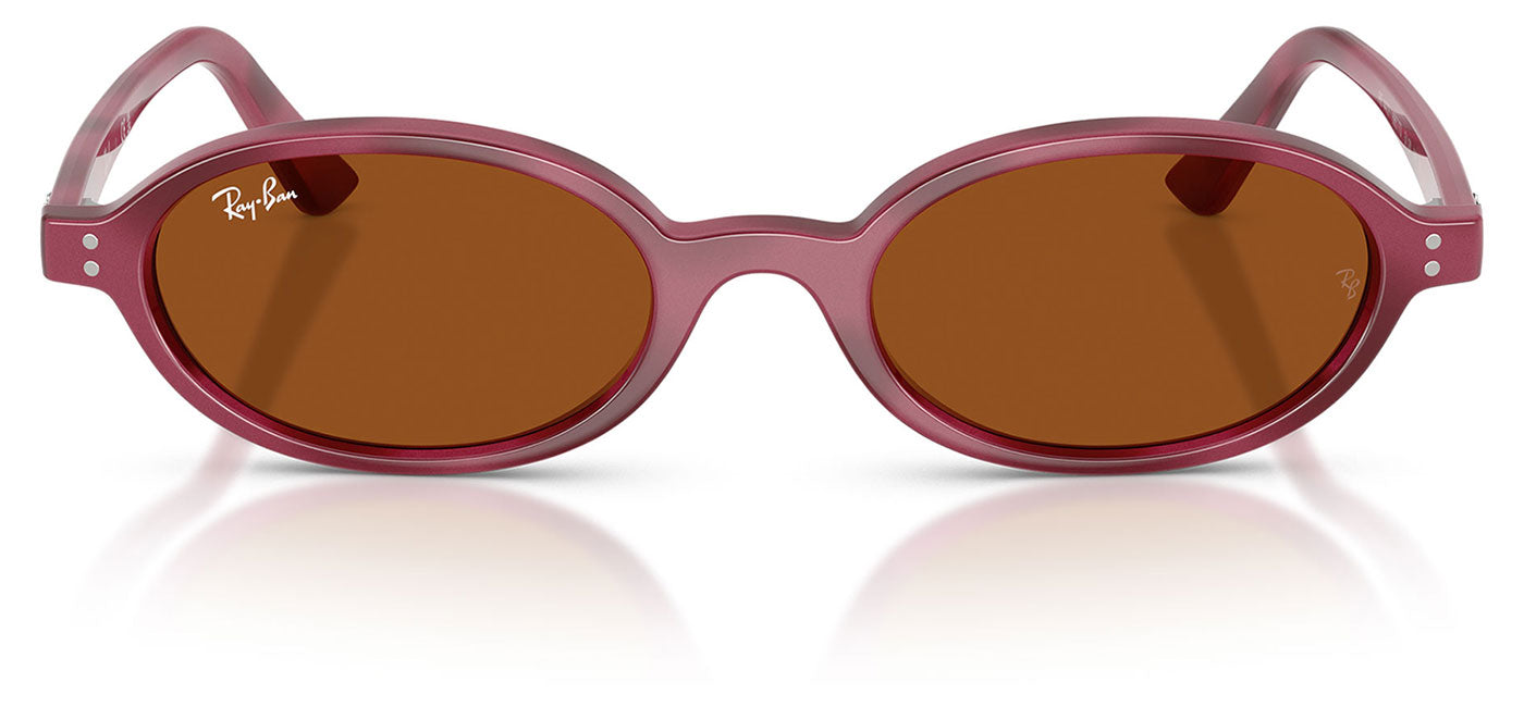 Ray-Ban RB4472 Khal Sunglasses - Violet Havana / Dark Brown