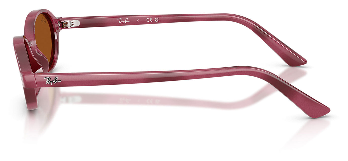 Ray-Ban RB4472 Khal Sunglasses - Violet Havana / Dark Brown