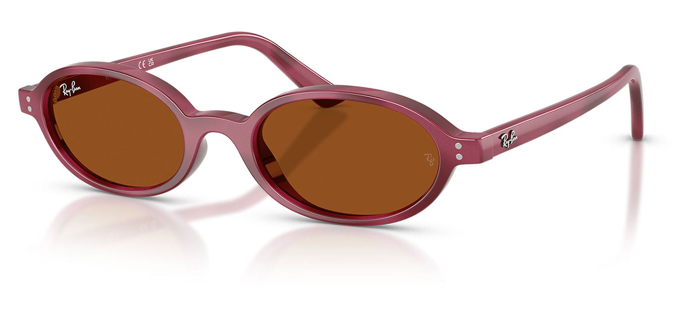 Ray-Ban RB4472 Khal Sunglasses - Violet Havana / Dark Brown