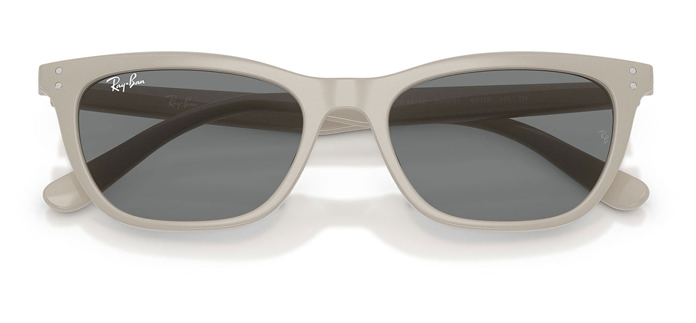 Ray-Ban RB4474D Sunglasses - Beige / Dark Grey