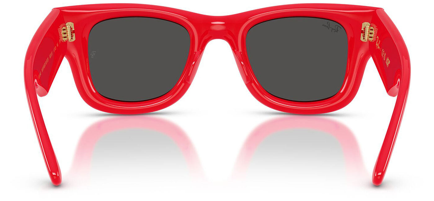 Ray-Ban RB4940 Wayfarer Puffer Sunglasses - Red / Ultra Black