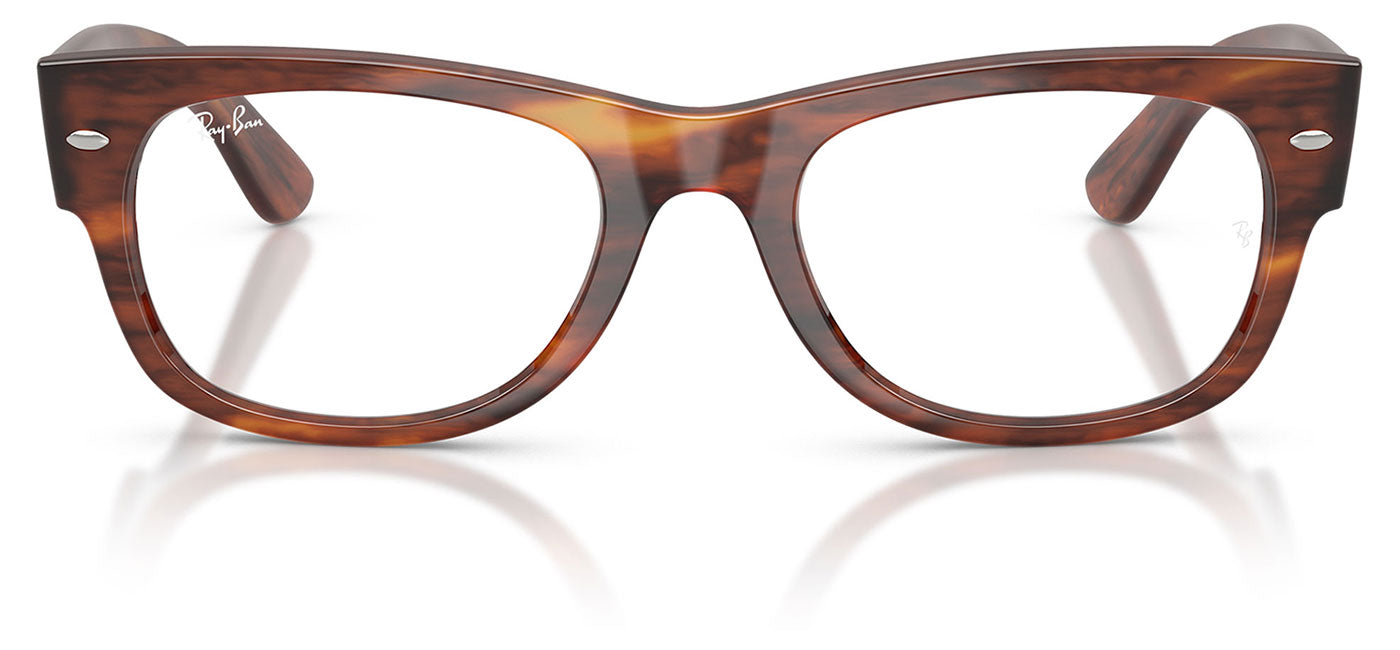 Ray-Ban RX0832V Mega Wayfarer II Glasses - Striped Havana