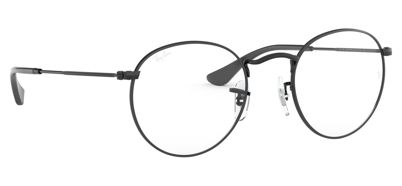 Ray-Ban RX3447V Round Metal Glasses - Black