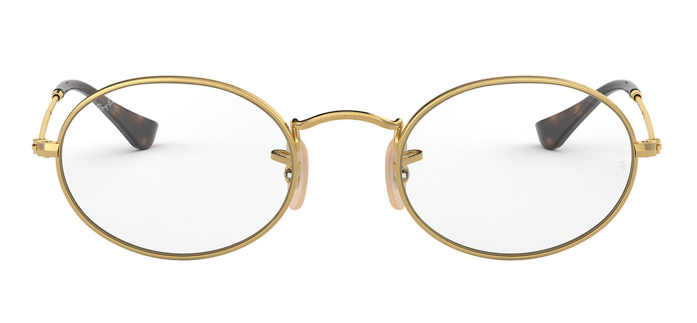 Ray-Ban RX3547V Oval Glasses - Arista Gold