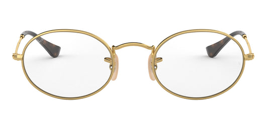 Ray-Ban RX3547V Oval Glasses - Arista Gold