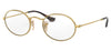 Ray-Ban RX3547V Oval Glasses - Arista Gold