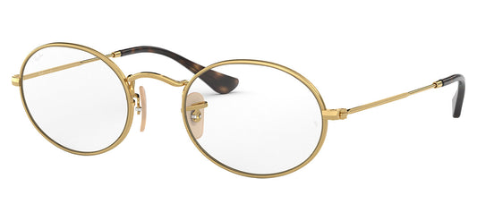 Ray-Ban RX3547V Oval Glasses - Arista Gold