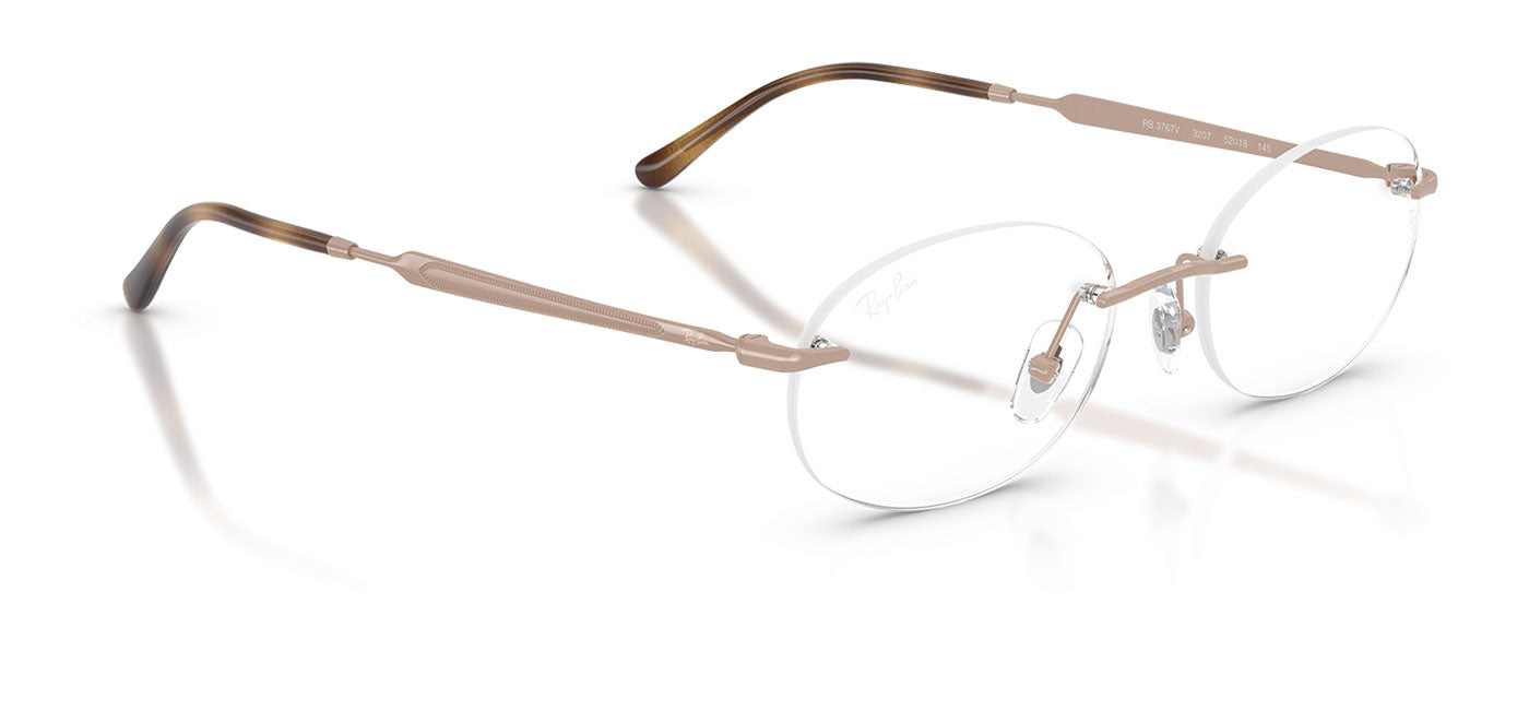 Ray-Ban RX3767V Glasses - Light Pink