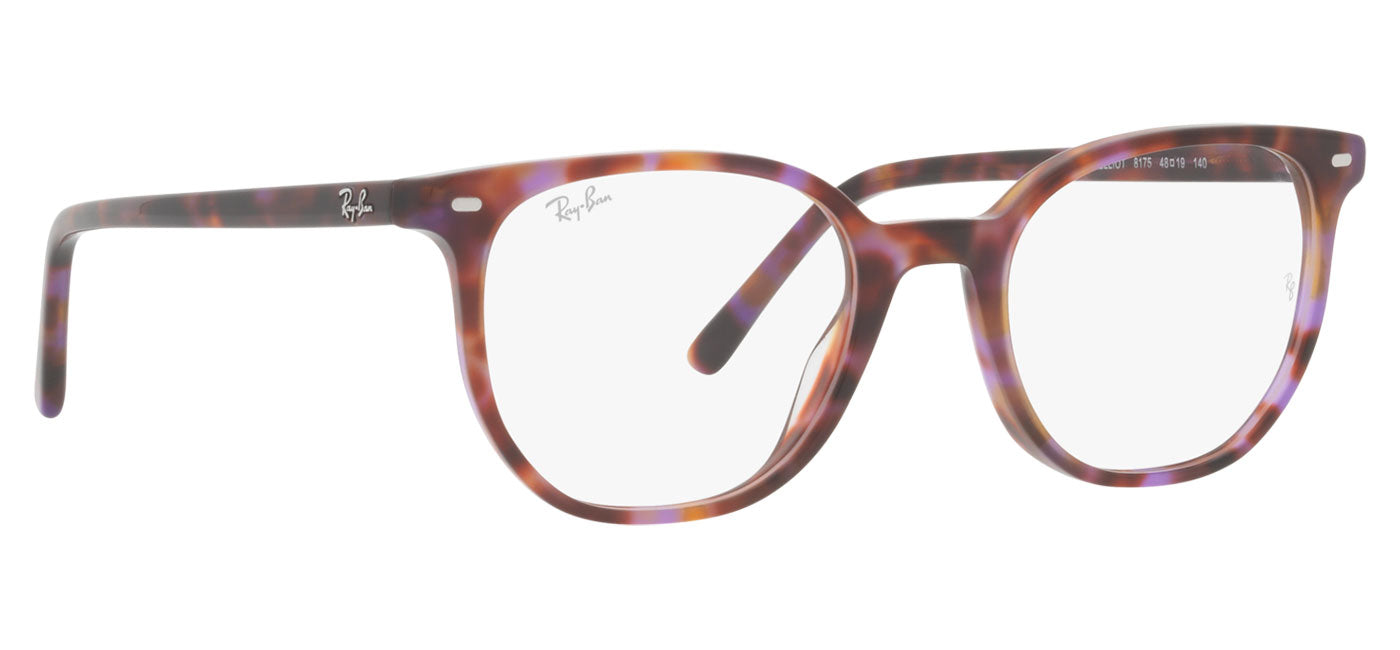 Ray-Ban RX5397 Elliot Glasses - Brown & Violet Havana
