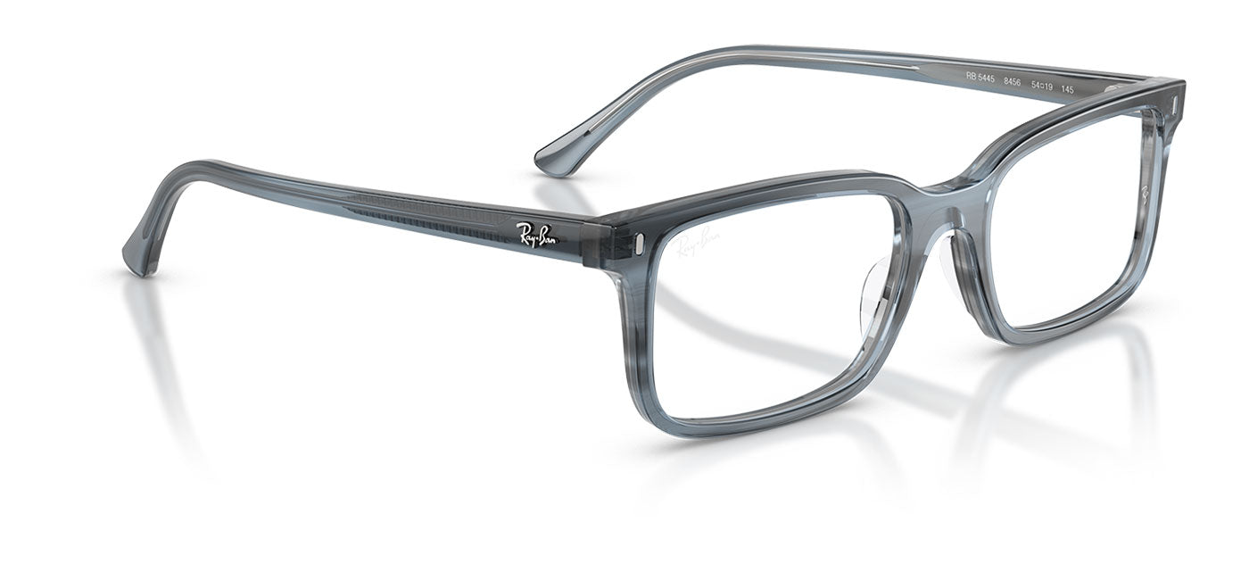Ray-Ban RX5445 Glasses - Striped Blue
