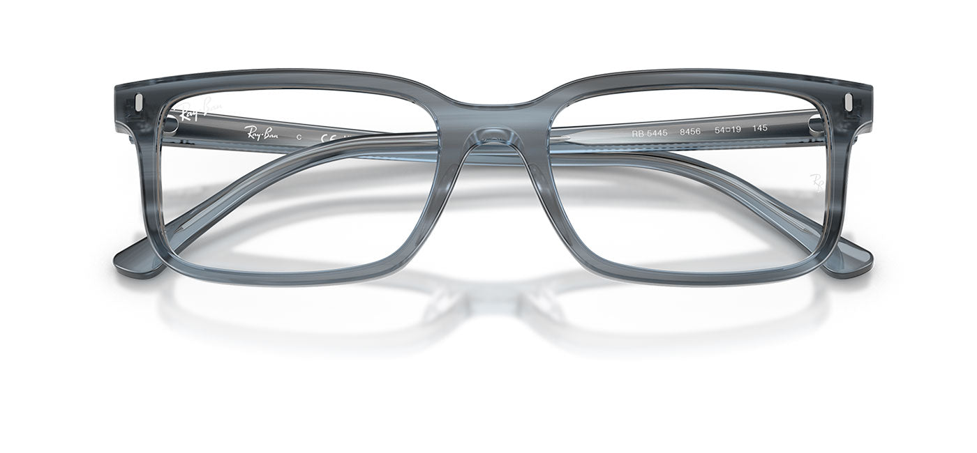 Ray-Ban RX5445 Glasses - Striped Blue