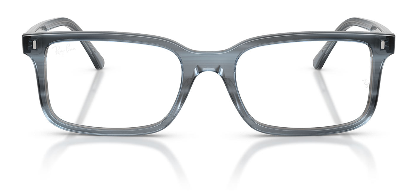 Ray-Ban RX5445 Glasses - Striped Blue