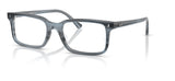 Ray-Ban RX5445 Glasses - Striped Blue
