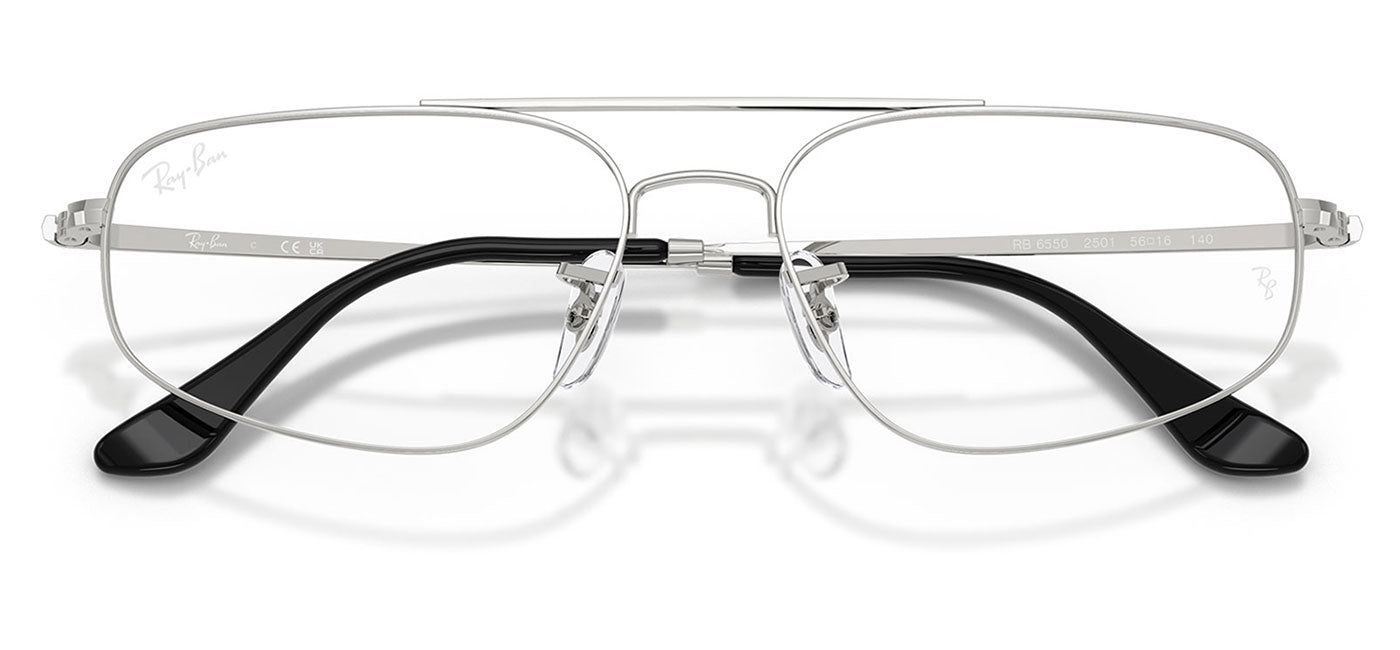 Ray-Ban RX6550 Glasses - Silver