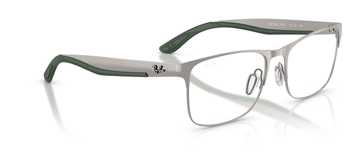Ray-Ban RX7550 Glasses - Gunmetal