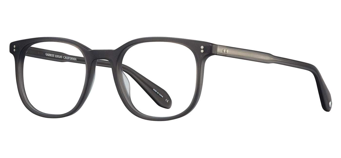 Garrett Leight Bentley Glasses - Matte Grey Crystal