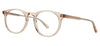 Garrett Leight Carlton Glasses - Bio Beige Crystal