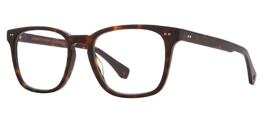 Garrett Leight Earvin Glasses - Bio Matte Cookie Tortoise