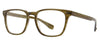 Garrett Leight Earvin Glasses - Matte Olive Tortoise