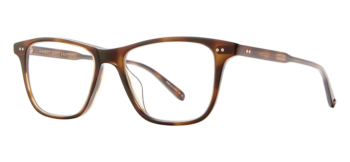 Garrett Leight Hayes Glasses - Spotted Brown Shell