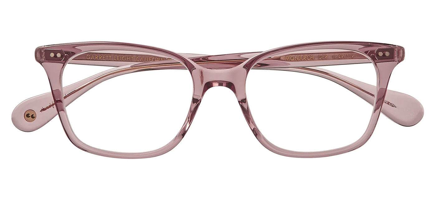 Garrett Leight Monarch Glasses - Desert Rose