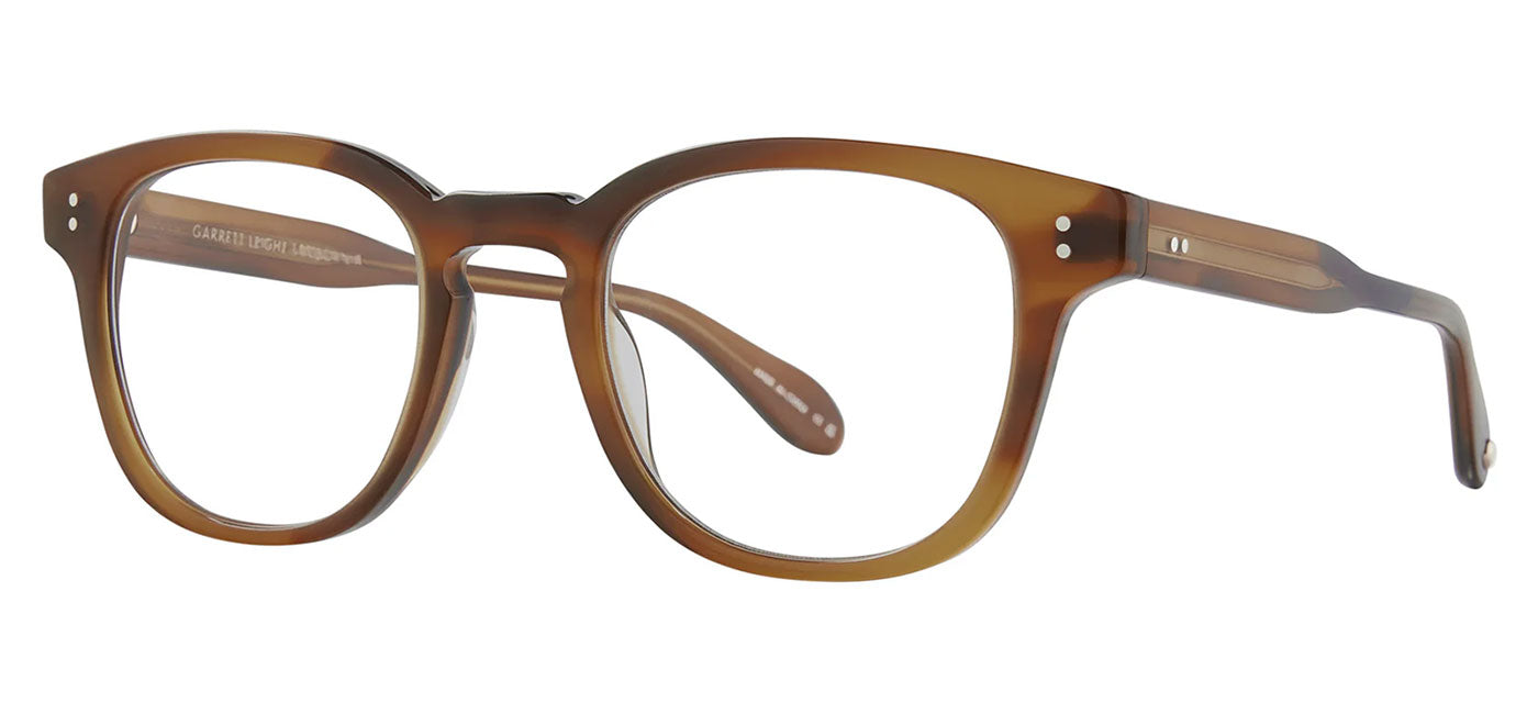 Garrett Leight Langley Glasses - Spotted Brown Shell