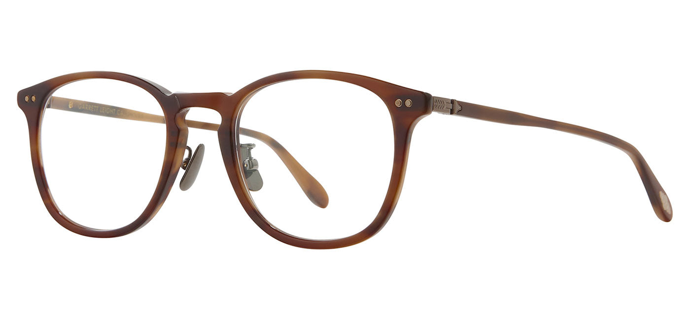 Garrett Leight Kinney J Glasses - Mocha Latte