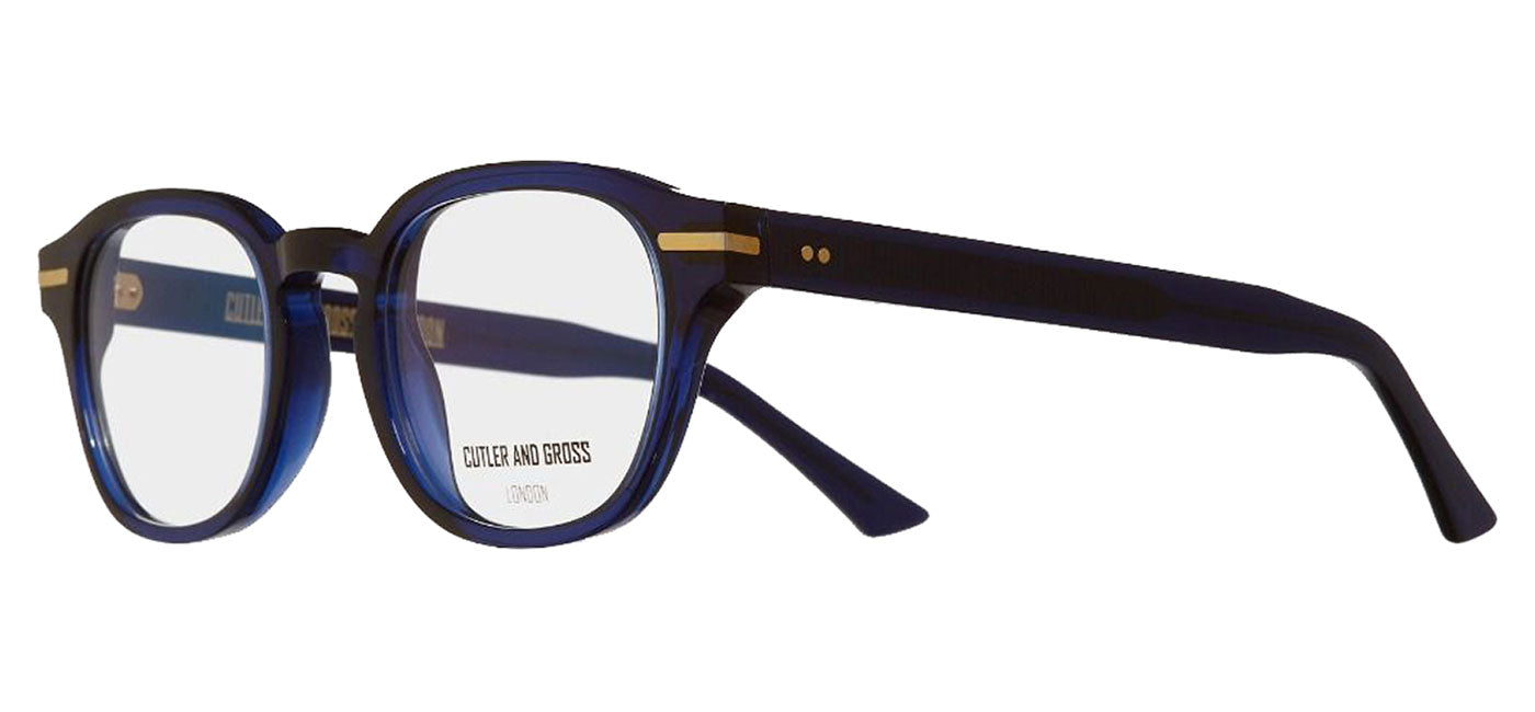 Cutler and Gross 1356 Glasses - Midnight Rambler Blue