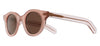 Cutler and Gross 1390 Sunglasses - Papa Don't Peach / Brown