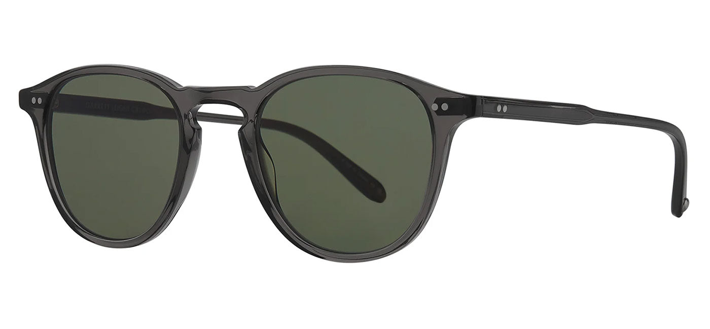 Garrett Leight Hampton Sunglasses - Black Glass / Semi-Flat Pure G15