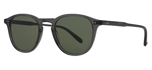 Garrett Leight Hampton Sunglasses - Black Glass / Semi-Flat Pure G15