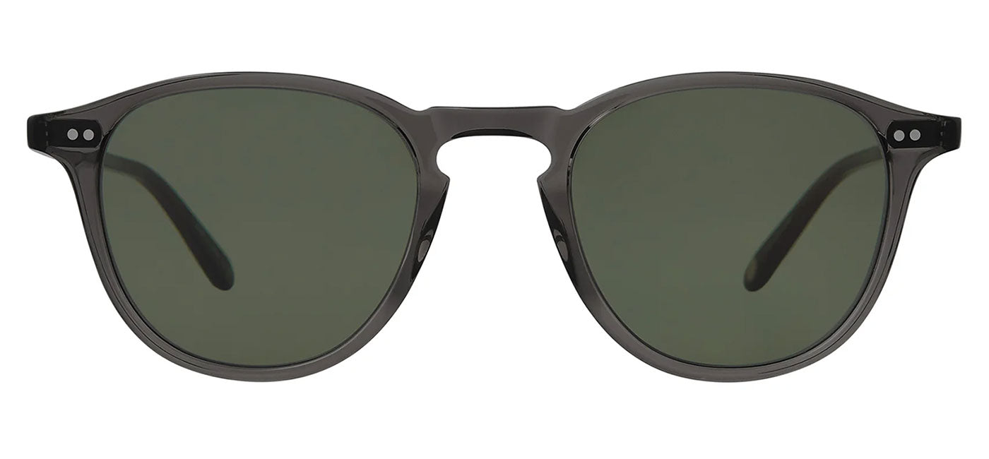 Garrett Leight Hampton Sunglasses - Black Glass / Semi-Flat Pure G15