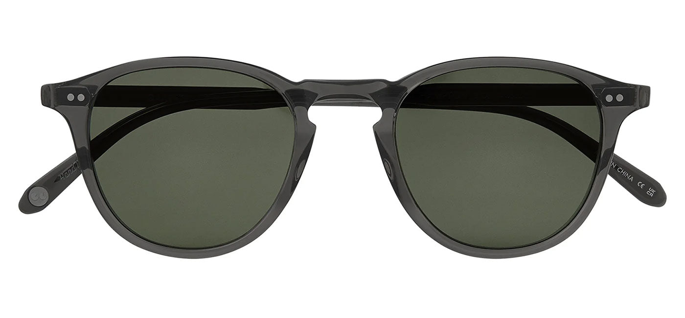 Garrett Leight Hampton Sunglasses - Black Glass / Semi-Flat Pure G15