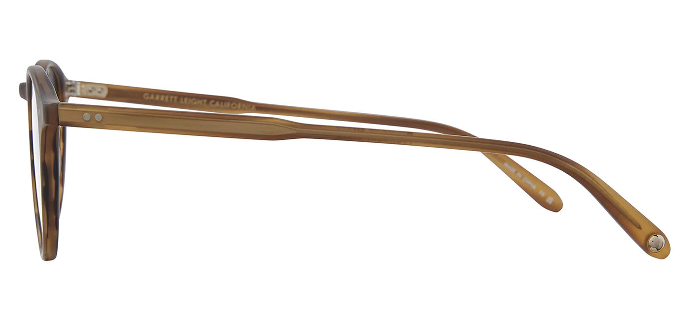 Garrett Leight Hampton Sunglasses - Matte Saddle Tortoise / Semi-Flat Bluesmoke