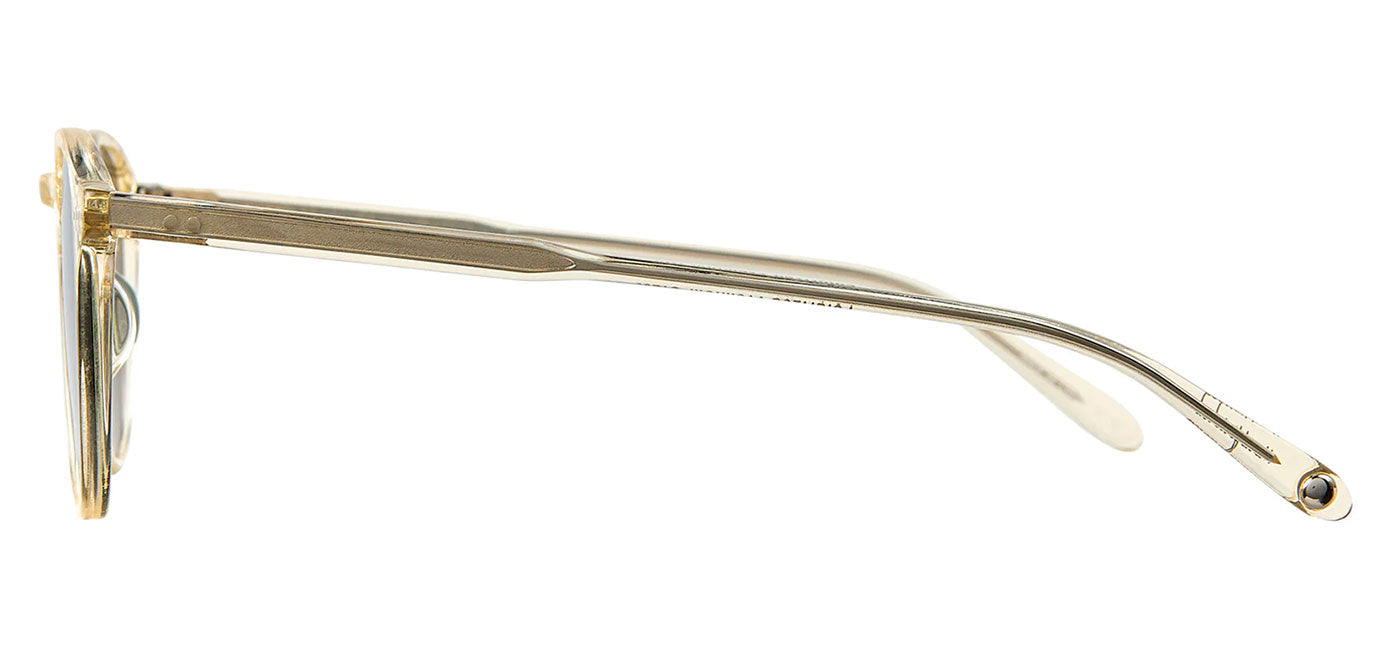 Garrett Leight Hampton Sunglasses - Pure Glass / Semi-Flat Pure Blue Smoke Polar