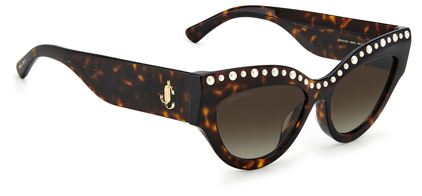 Jimmy Choo Sonja Sunglasses - Havana / Brown Gradient