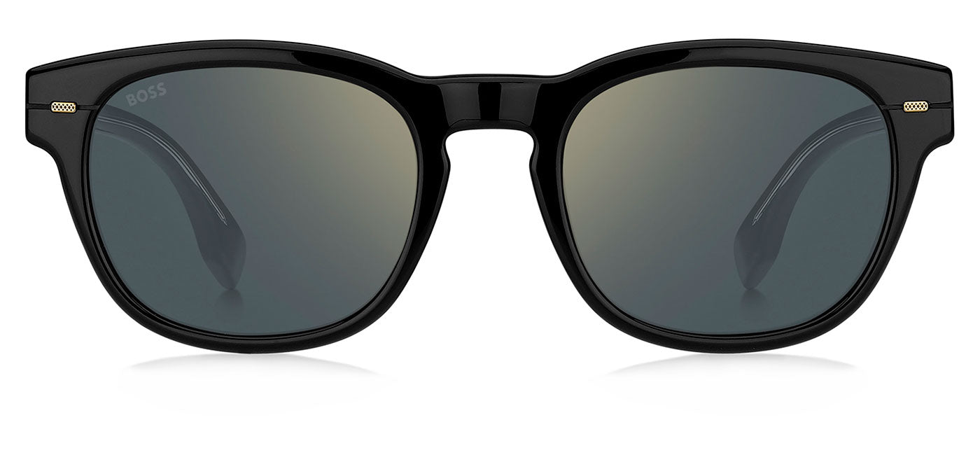 Hugo Boss 1380/S Sunglasses - Black / Gold Mirror