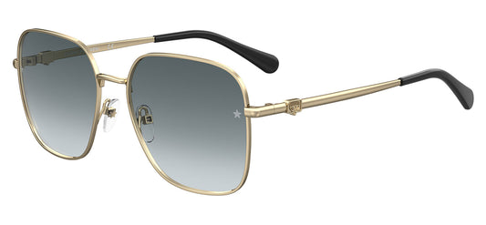 Chiara Ferragni 1003/S Sunglasses - Gold / Grey Gradient