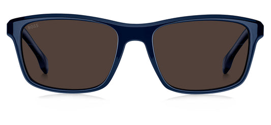 Hugo Boss 1374/S Sunglasses - Blue / Brown