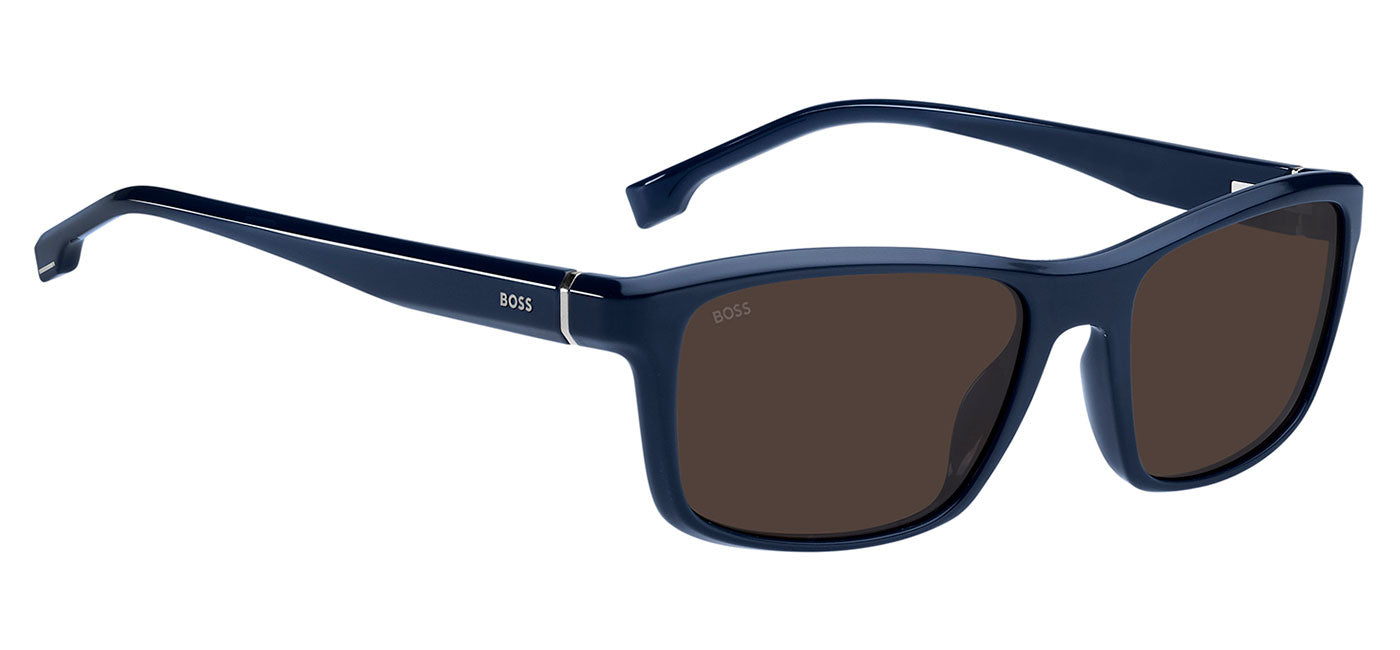 Hugo Boss 1374/S Sunglasses - Blue / Brown