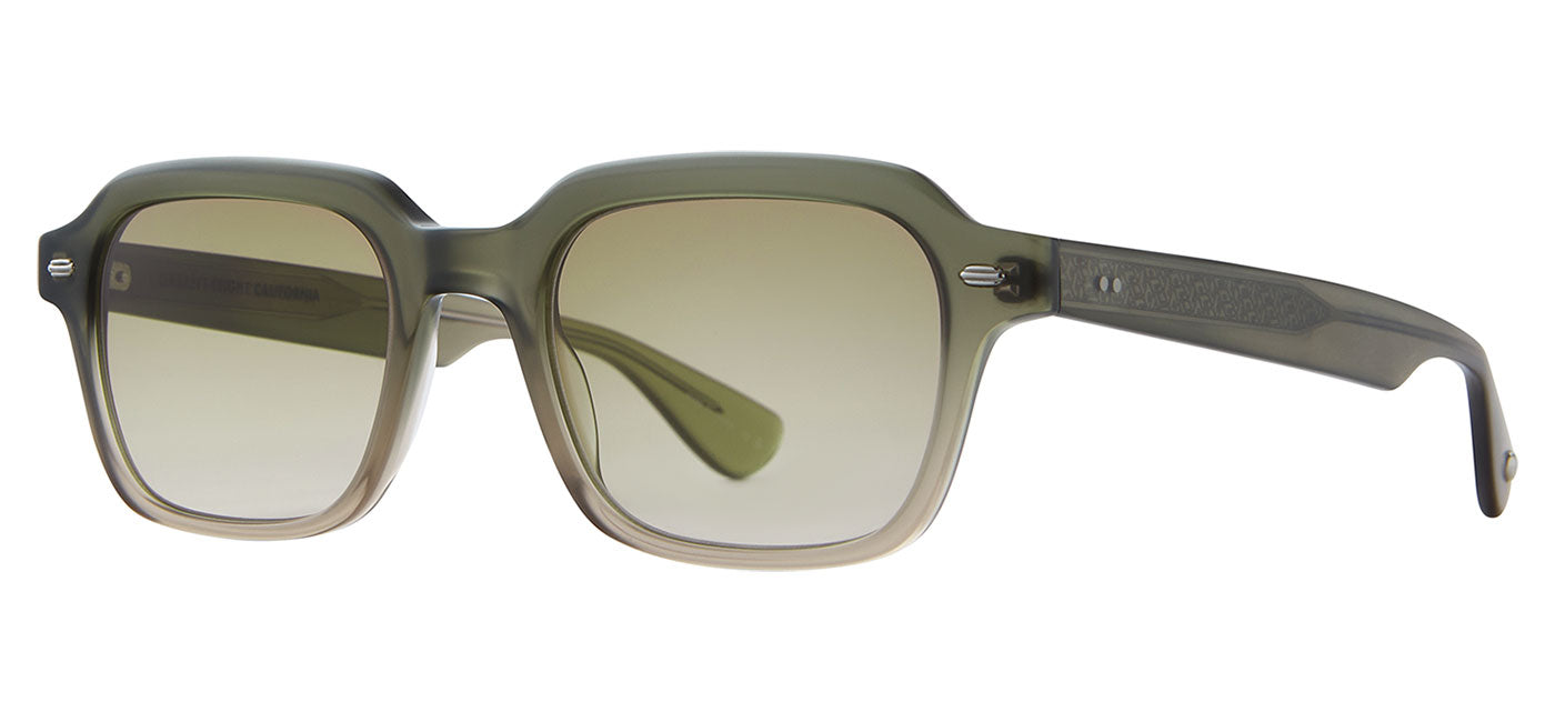Garrett Leight OG Freddy P Sunglasses - Matte Cyprus Fade / Olive Gradient
